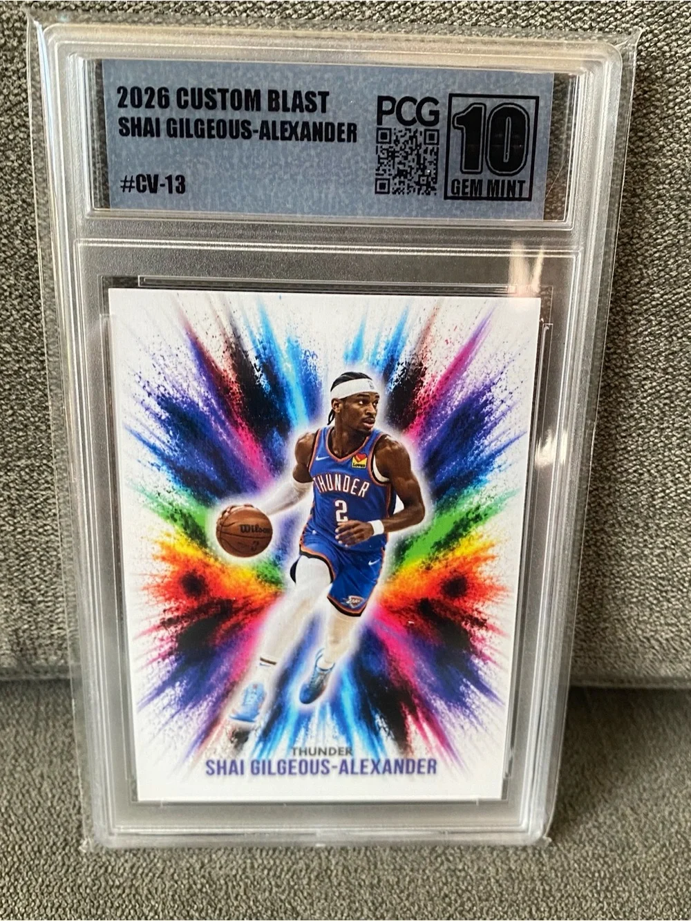 Shai Gilgeous-Alexander - 2026 PCG Custom Blast #CV-13 Gem Mint 10